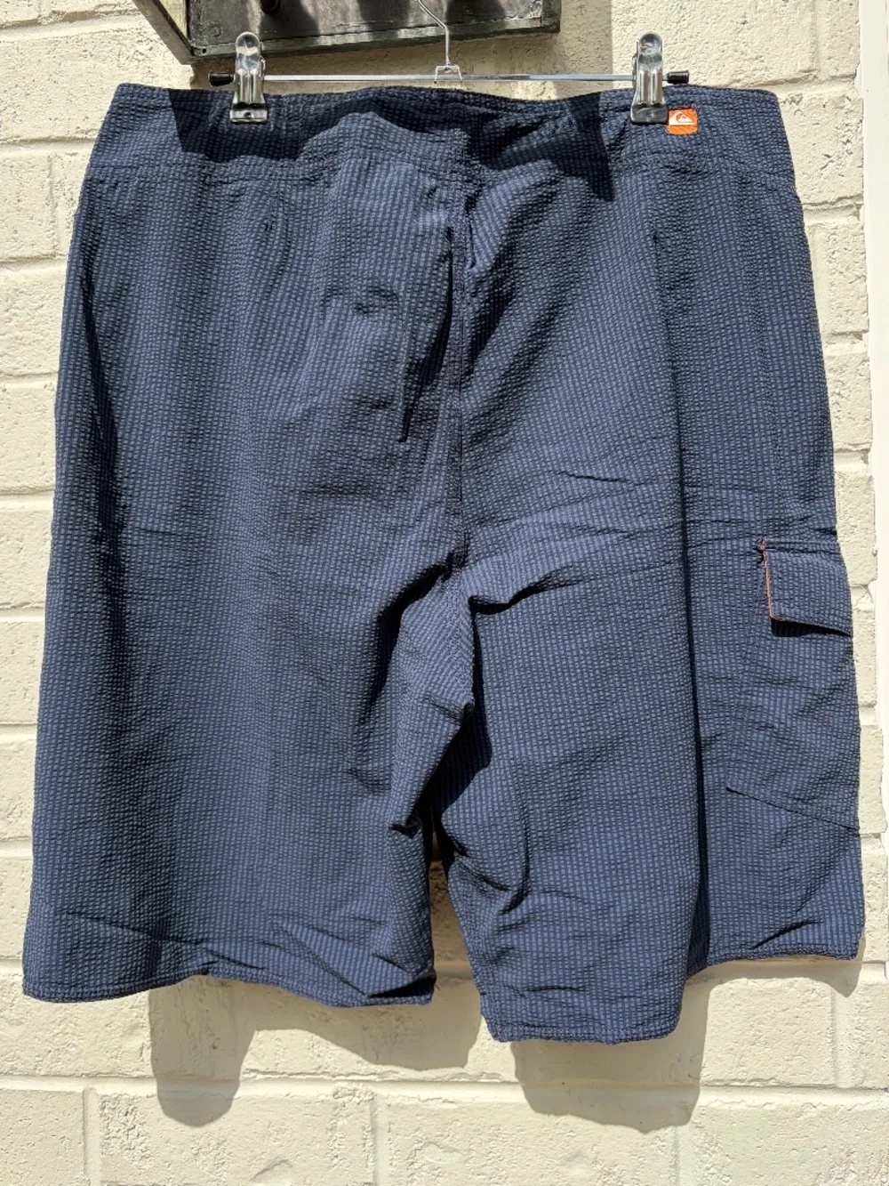 Quiksilver men Boardshorts seersucker Navy Blue